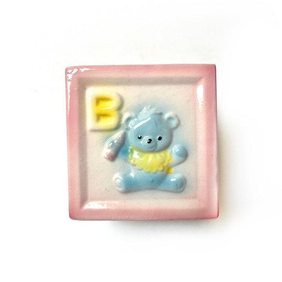 Vintage Baby Ceramic Planter Storage Container Japan - Picture 3 of 7